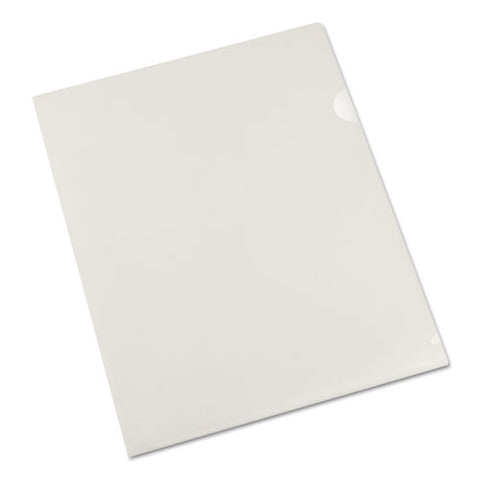 Project Folders, Letter Size, Clear, 25-pack