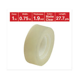 Invisible Tape, 1" Core, 0.75" X 83.33 Ft, Clear, 6-pack