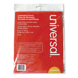 Laminating Pouches, 3 Mil, 9" X 11.5", Matte Clear, 25-pack
