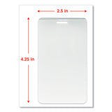 Laminating Pouches, 5 Mil, 2.5" X 4.25", Matte Clear, 25-pack