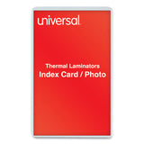 Laminating Pouches, 5 Mil, 5.5" X 3.5", Matte Clear, 25-pack