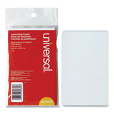 Laminating Pouches, 5 Mil, 5.5" X 3.5", Matte Clear, 25-pack