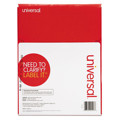 Copier Mailing Labels, Copiers, 2 X 4.25, White, 10-sheet, 100 Sheets-box