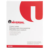 Copier Mailing Labels, Copiers, 8.5 X 11, White, 100-box