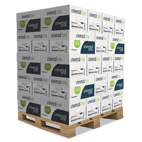 Deluxe Multipurpose Paper, 98 Bright, 20 Lb, 8.5 X 11, Bright White, 500 Sheets-ream, 10 Reams-carton, 40 Cartons-pallet