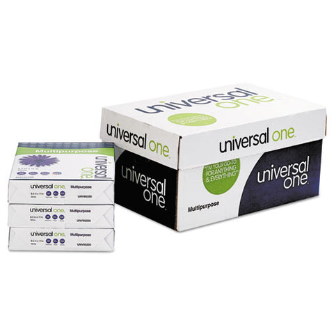 Deluxe Multipurpose Paper, 98 Bright, 20 Lb, 8.5 X 11, Bright White, 500 Sheets-ream, 10 Reams-carton