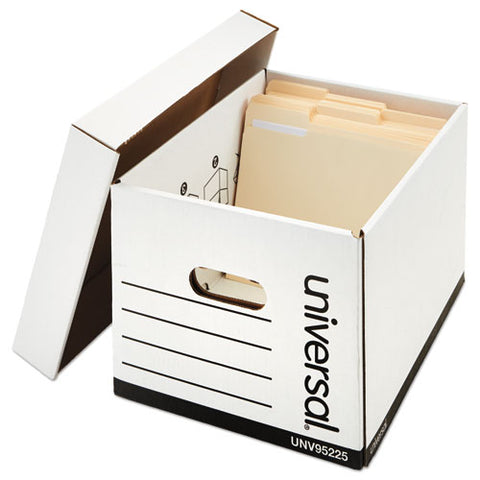 Professional-grade Heavy-duty Storage Boxes, Letter-legal Files, White, 12-carton