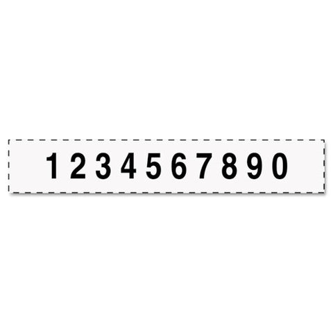 Professional Numberer, Self-inking, Type Size 2, 10 Digits, Black