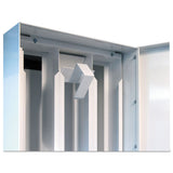 Coin-operated Soap Vender, 3-column, 16.25 X 9.5 X 37.75, White-blue