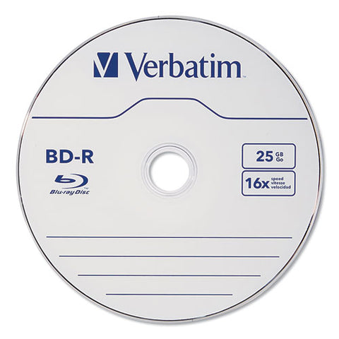 Bd-r Blu-ray Disc, 25gb, 16x, 10-pk