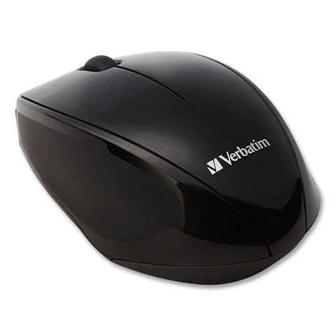 Wireless Notebook Multi-trac Blue Led Mouse, 2.4 Ghz Frequency-32.8 Ft Wireless Range, Left-right Hand Use, Black