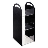 Compact Condiment Organizer, 6 1-8w X 8d X 18h, Black