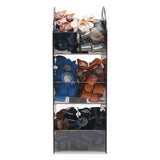 Compact Condiment Organizer, 6 1-8w X 8d X 18h, Black
