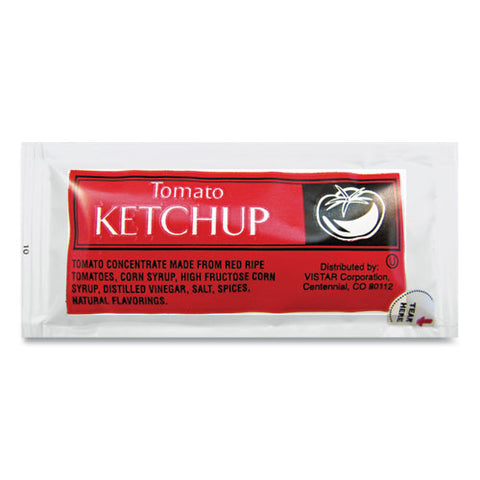 Condiment Packets, Ketchup, 0.25 Oz Packet, 200-carton