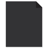 Color Cardstock, 65 Lb, 8.5 X 11, Eclipse Black, 100-pack