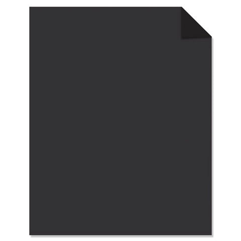 Color Cardstock, 65 Lb, 8.5 X 11, Eclipse Black, 100-pack