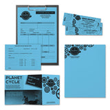 Color Paper, 24 Lb, 8.5 X 11, Lunar Blue, 500 Sheets-ream