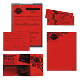 Color Paper, 24 Lb, 8.5 X 11, Re-entry Red, 500 Sheets-ream