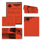 Color Paper, 24 Lb, 8.5 X 11, Orbit Orange, 500 Sheets-ream