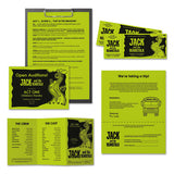 Color Paper, 24 Lb, 11 X 17, Terra Green, 500-ream