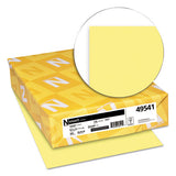 Exact Index Card Stock, 110 Lb, 8.5 X 11, Canary, 250-pack