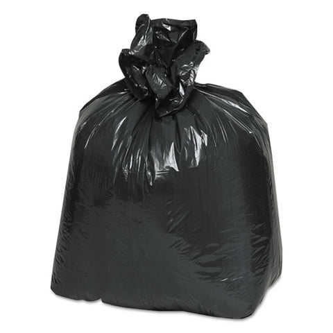 Linear Low Density Recycled Can Liners, 16 Gal, 0.85 Mil, 24" X 33", Black, 500-carton