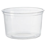 Deli Containers, 16 Oz, Clear, 50-pack, 10 Packs-carton