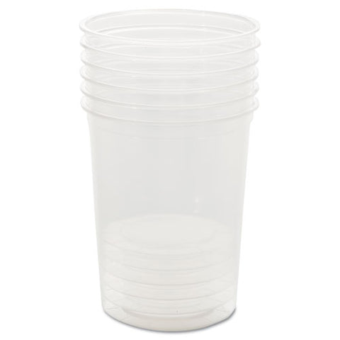Deli Containers, 32 Oz, Clear, 25-pack, 20 Packs-carton