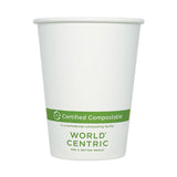 Paper Hot Cups, 12 Oz, White, 1,000-carton