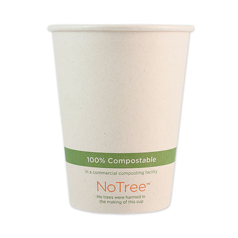 Notree Paper Hot Cups, 12 Oz, Natural, 1,000-carton