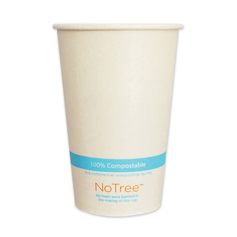 Notree Paper Cold Cups, 16 Oz, Natural, 1,000-carton