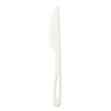 Tpla Compostable Cutlery, Knife, 6.7", White, 1,000-carton
