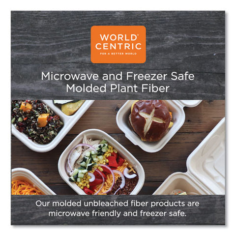 Fiber Trays, Pla Lined, Pfas Free, 1-compartment, 8.3 X 4.9 X 0.7, Natural, 500-carton