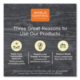 Fiber Trays, Pla Lined, Pfas Free, 1-compartment, 8.3 X 4.9 X 0.7, Natural, 500-carton