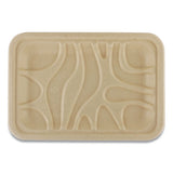 Fiber Trays, Pla Lined, Pfas Free, 1-compartment, 8.2 X 5.7 X 0.7, Natural, 500-carton
