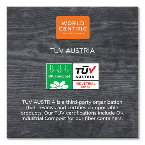 Fiber Trays, 1-compartment, 9.1 X 7.1 X 0.7, Natural, 500-carton