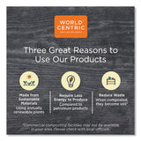 Fiber Trays, 1-compartment, 9.1 X 7.1 X 0.7, Natural, 500-carton