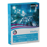 Vitality Multipurpose Print Paper, 92 Bright, 20 Lb, 8.5 X 11, White, 500-ream