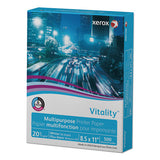 Vitality Multipurpose Print Paper, 92 Bright, 20 Lb, 8.5 X 11, White, 500-ream