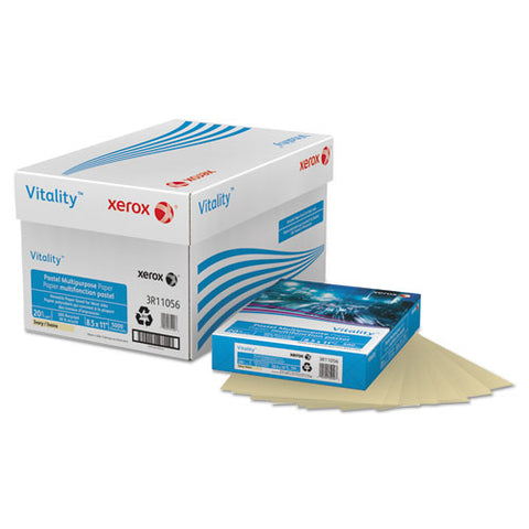 Multipurpose Pastel Colored Paper, 20lb, 8.5 X 11, Ivory, 500-ream