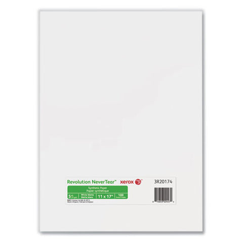 Revolution Nevertear, 5 Mil, 11 X 17, Smooth White, 100-pack