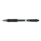 Sarasa Dry Gel X20 Retractable Gel Pen, Medium 0.7mm, Black Ink, Smoke Barrel, Dozen