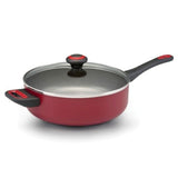 Farberware High Performance Aluminum Nonstick 4-1/4-Quart Jumbo Cooker, Red