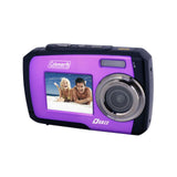 Coleman Duo 2V7WP-P 14MP Digital Camera with 2.7-Inch LCD (Purple)