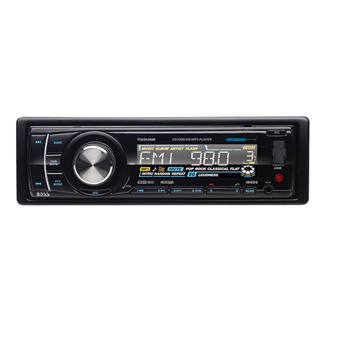 Boss Bluetooth Enabled Single-DIN In-Dash CD/MP3 AM/FM Receiver with Front USB/AUX Input