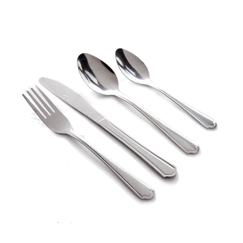 Gibson 24 Piece Mayfield Stainless Steel Flatware Set For 6