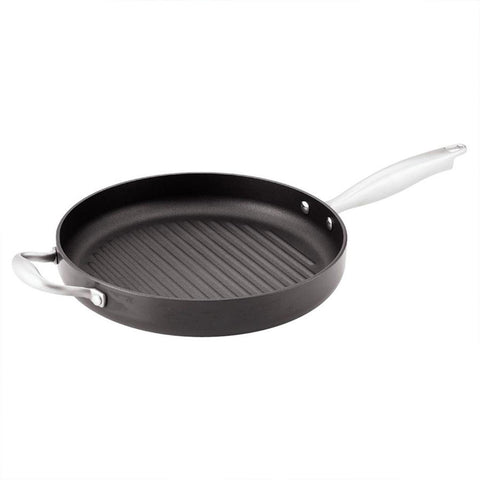 Anolon Titanium Hard Anodized Nonstick 12-Inch Deep Round Grill Pan