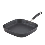 Circulon Acclaim Hard Anodized Nonstick 11-Inch Deep Square Griddle, Black