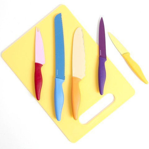 Colorsplash Primary Basics 6-Piece Nonstick Cutlery Set