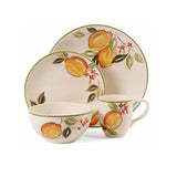 Gibson Home Lemon Harvest Time 16-Piece Dinnerware Set, Multi-Color
